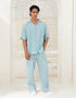 WAFFLE TEXTURED TROUSER